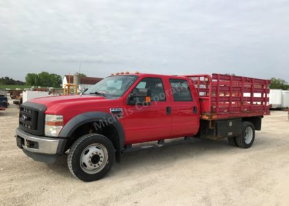 2008 Ford F550XL Crew Cab Stakebed