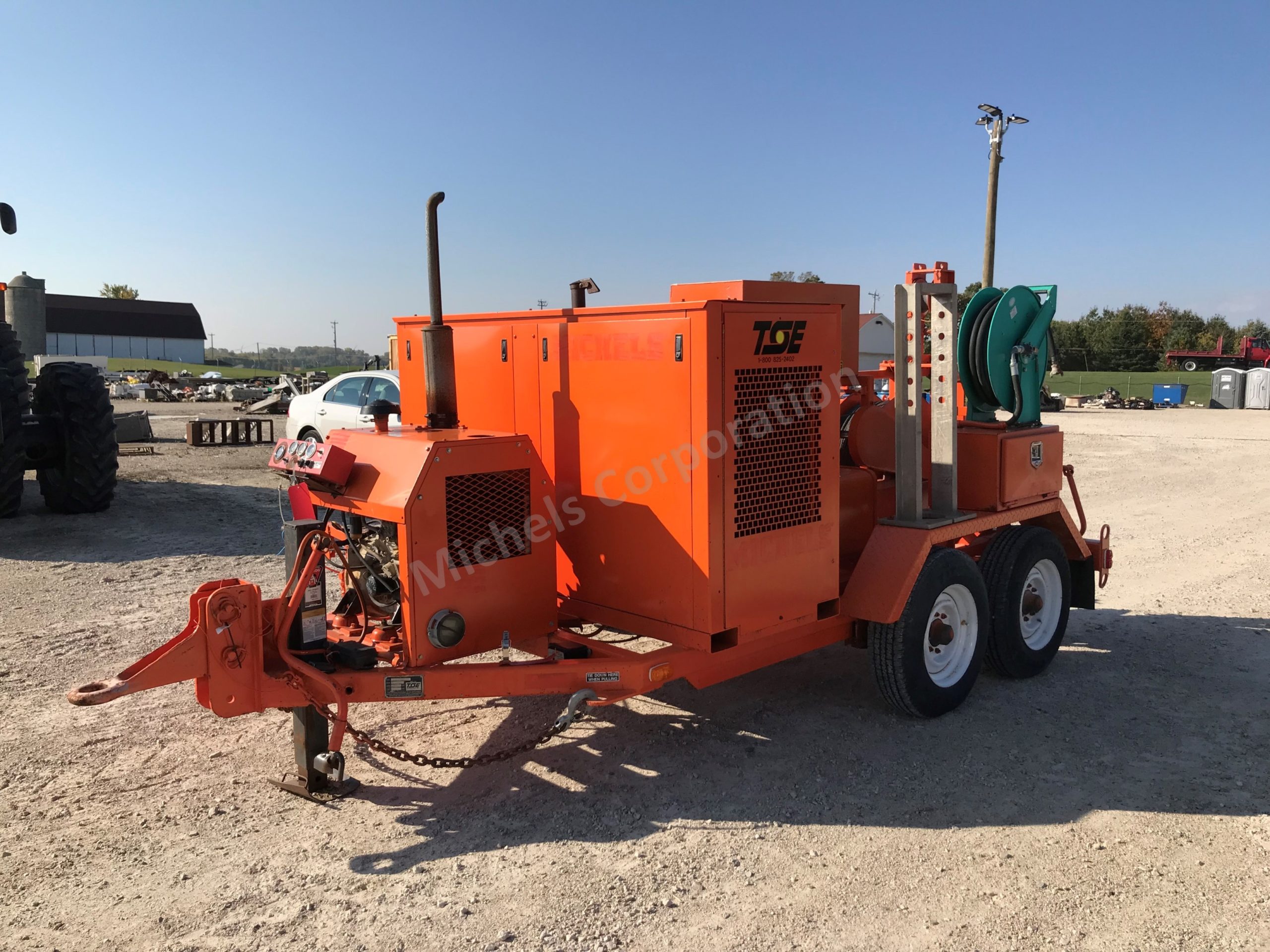 1999 TSE UP70BD T/A Underground Cable Puller