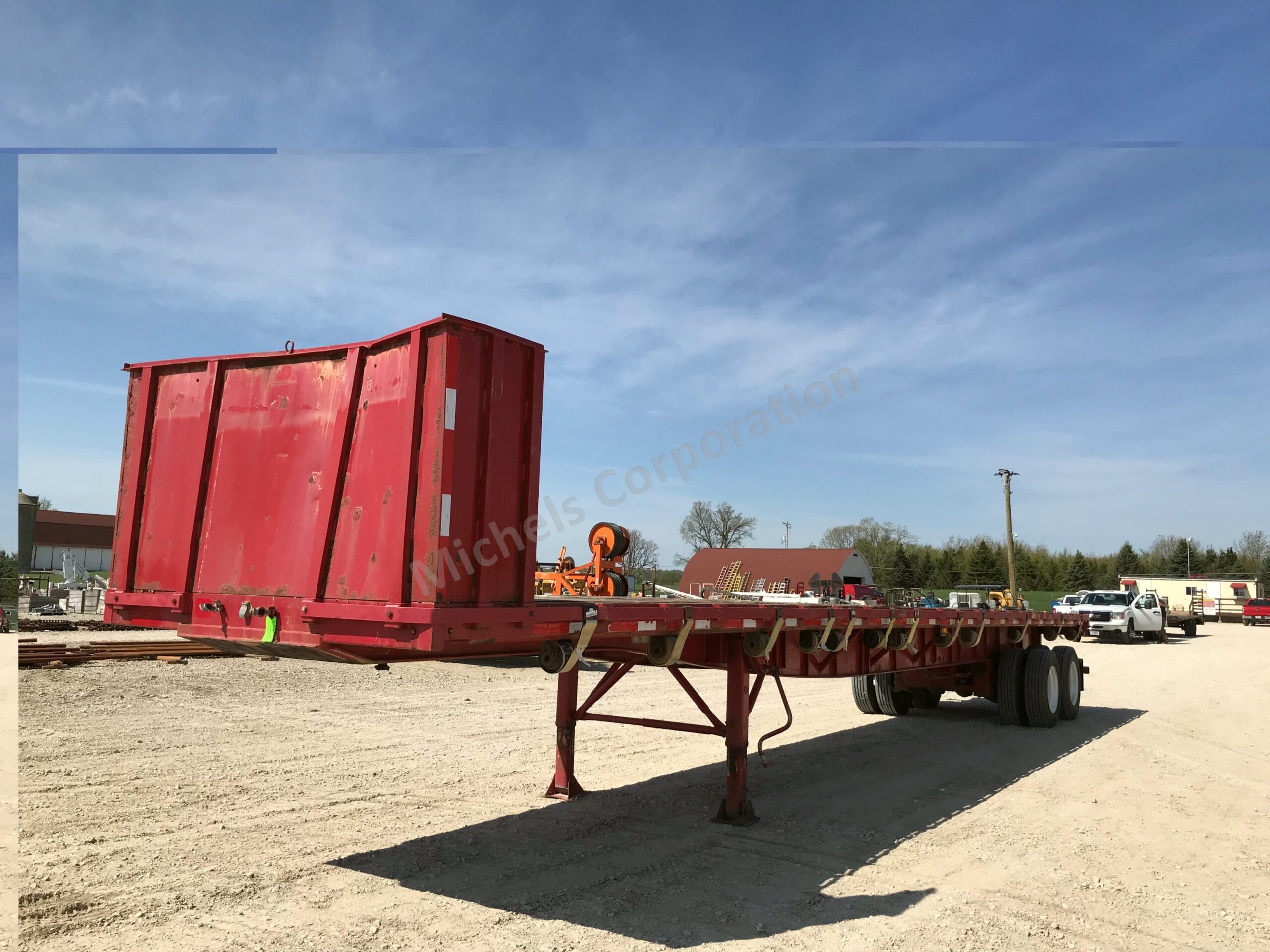 2001 Great Dane T/A Flatbed Trailer